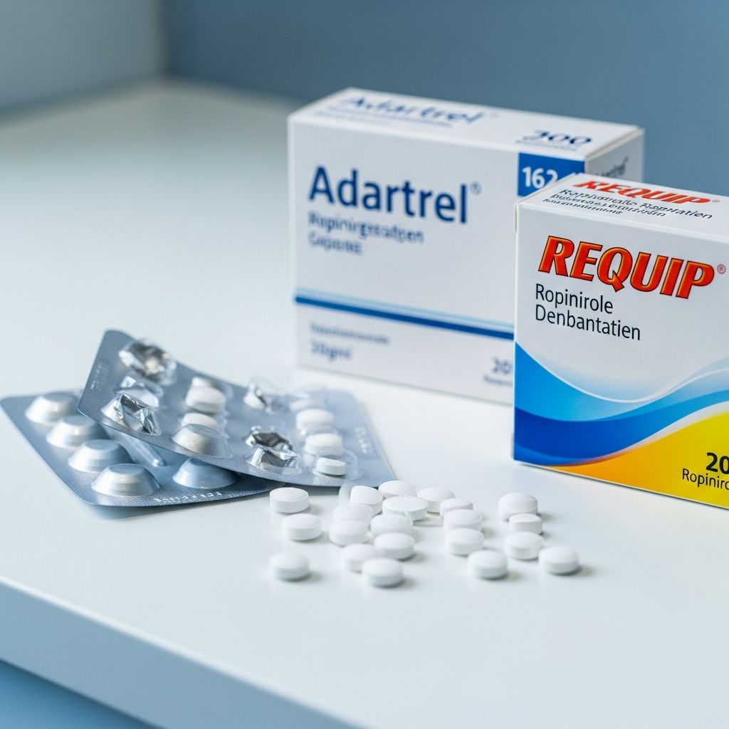 Comprehensive guide to ropinirole for Parkinson's disease and restless legs syndrome treatment, dosage, and side effects.