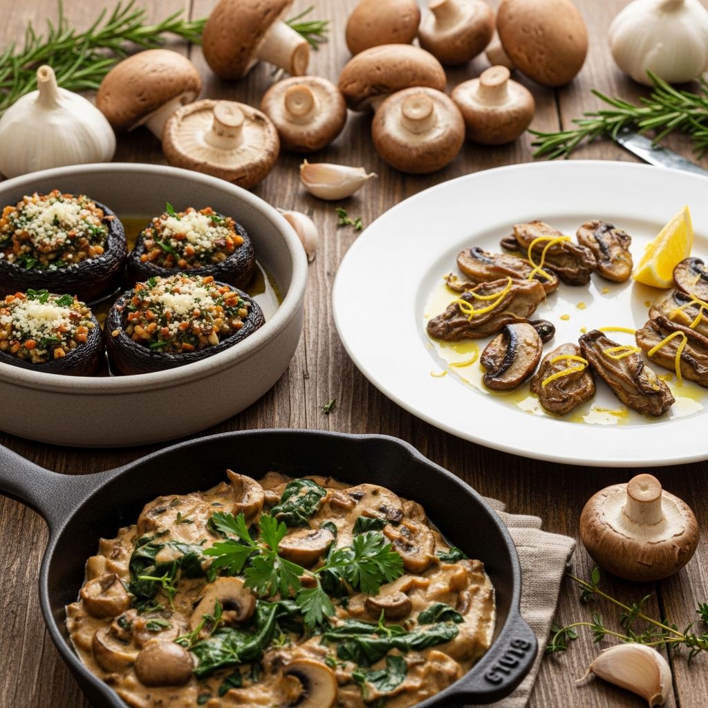 Discover 25 delicious low-carb mushroom recipes that satisfy cravings while keeping carbs low and nutrition high for keto and healthy diets.