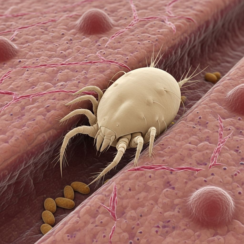 Comprehensive CME on scabies: aetiology, diagnosis, management, and institutional control strategies for healthcare professionals.