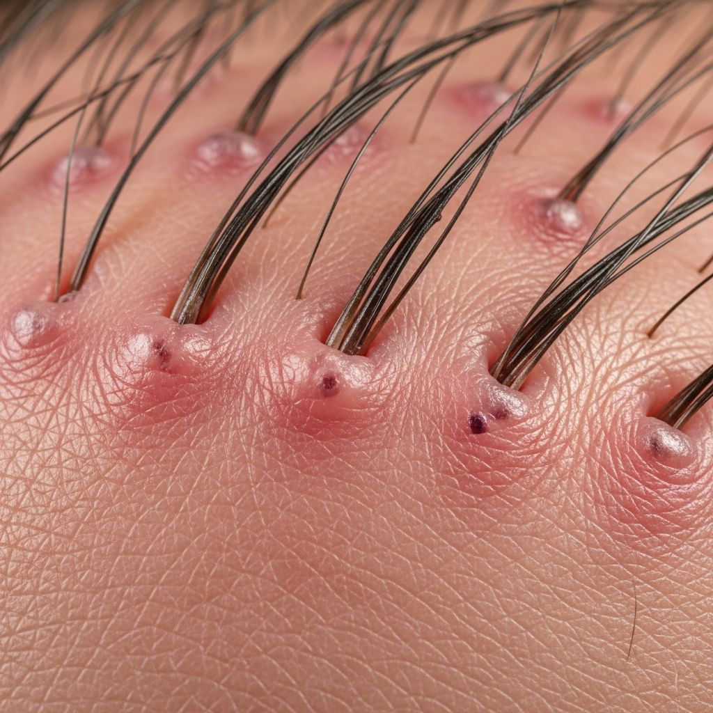 Explore detailed images and clinical insights into scalp folliculitis, its variants, symptoms, causes, and effective treatments.