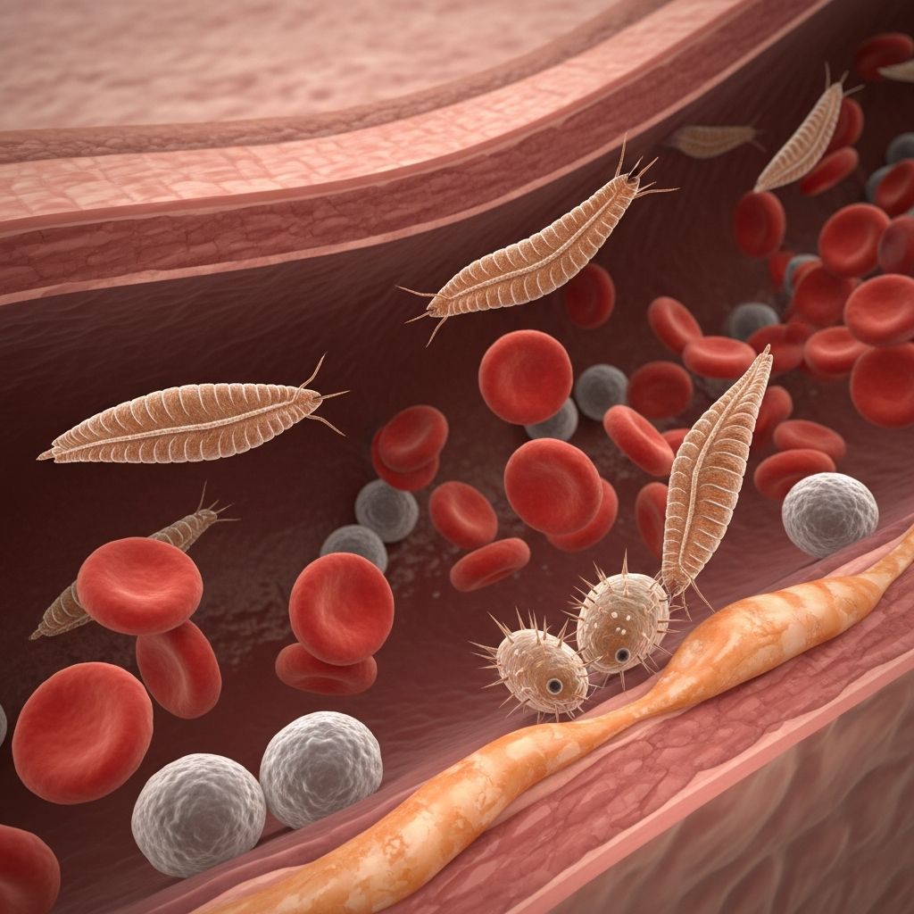 Comprehensive guide to schistosomiasis: transmission, symptoms, diagnosis, and treatment options.