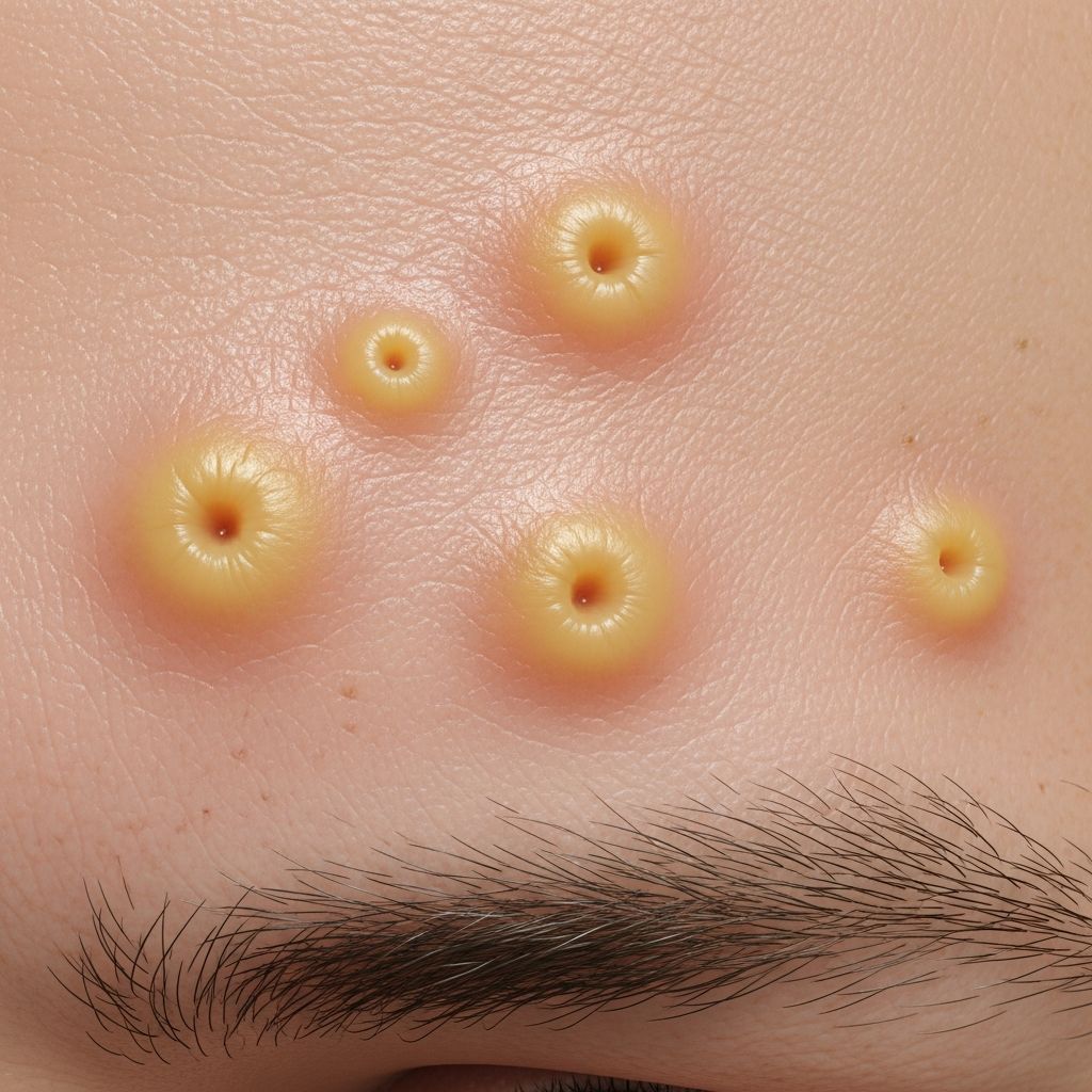Understanding sebaceous hyperplasia: benign enlarged oil glands causing facial bumps, diagnosis, and effective treatment options.