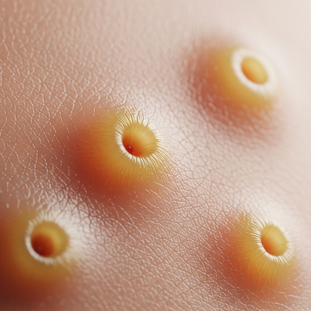 Explore detailed images and clinical insights into sebaceous hyperplasia, a common benign skin condition affecting middle-aged adults.