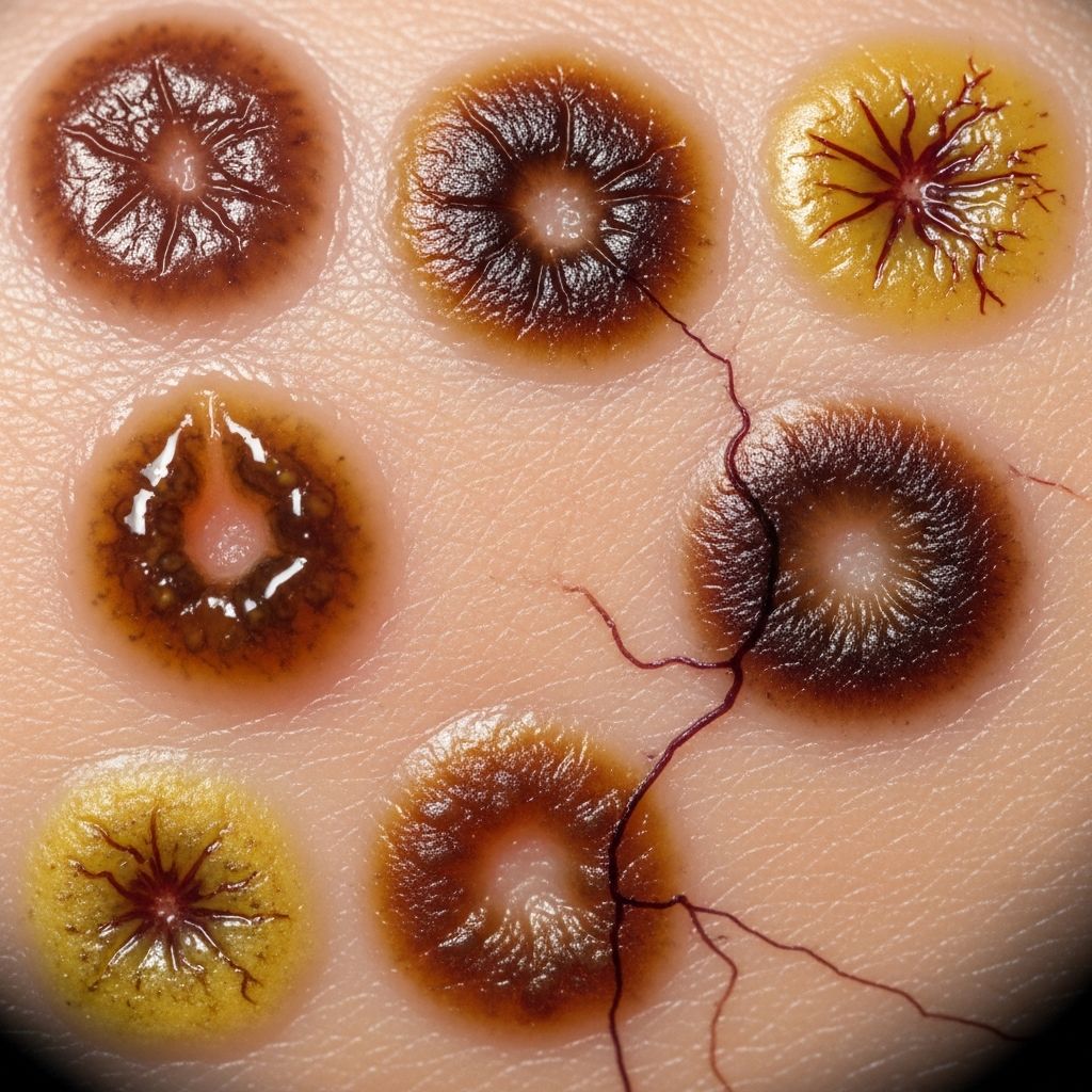 Seborrhoeic Keratosis Dermoscopy Images: 7 Diagnostic Photos Detailed dermoscopy images and descriptions of seborrhoeic keratosis for accurate diagnosis and differentiation.