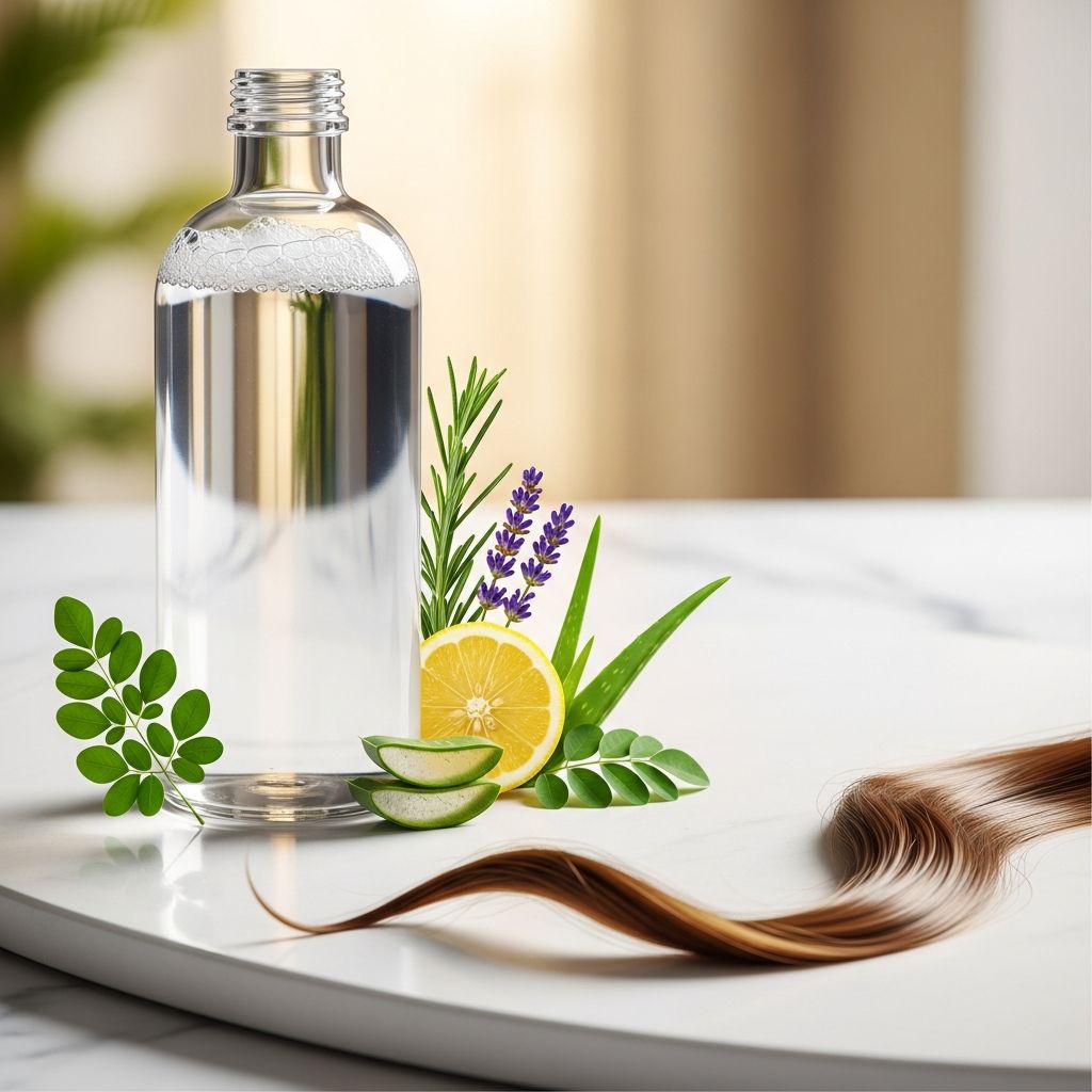 Understanding shampoo ingredients, formulations, and their role in maintaining healthy scalp and hair.