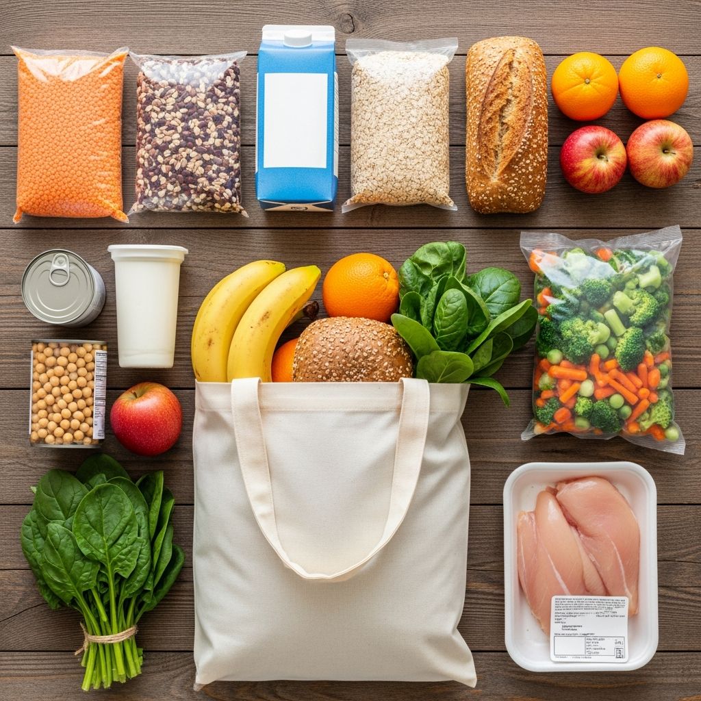 Master smart grocery shopping strategies to eat nutritious meals while managing your food budget effectively.