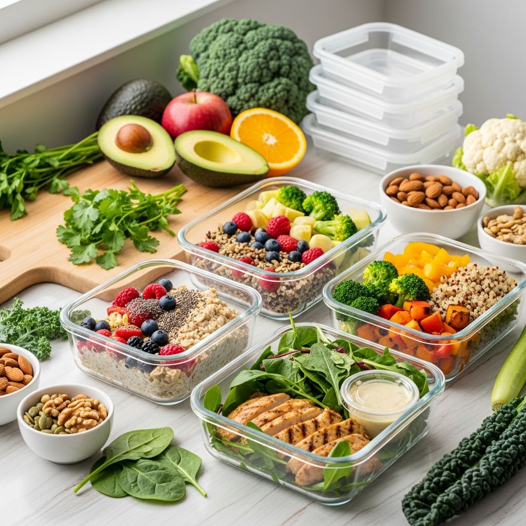 Boost your gut health with these easy meal prep strategies, featuring probiotic-rich foods, prebiotics, and fiber-packed recipes for better digestion.