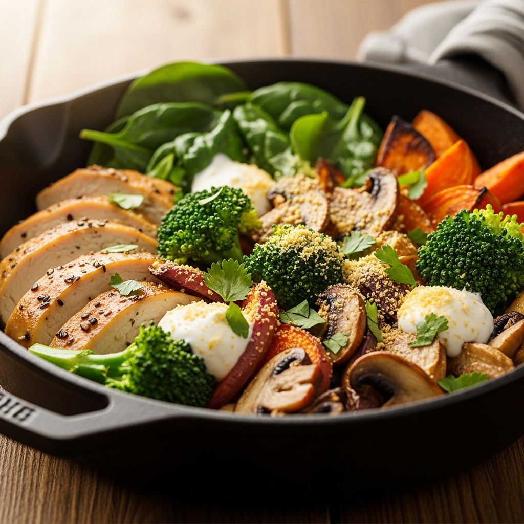 Boost your gut health with these 25 easy one-pan skillet dinners packed with fiber, probiotics and prebiotics for optimal digestion.