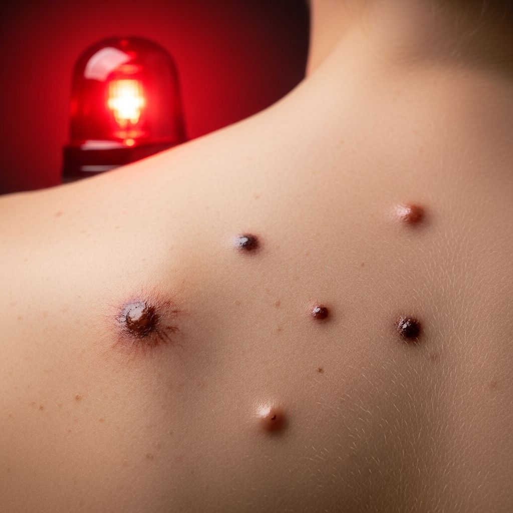 Learn the critical warning signs of skin cancer and when to seek immediate medical attention.