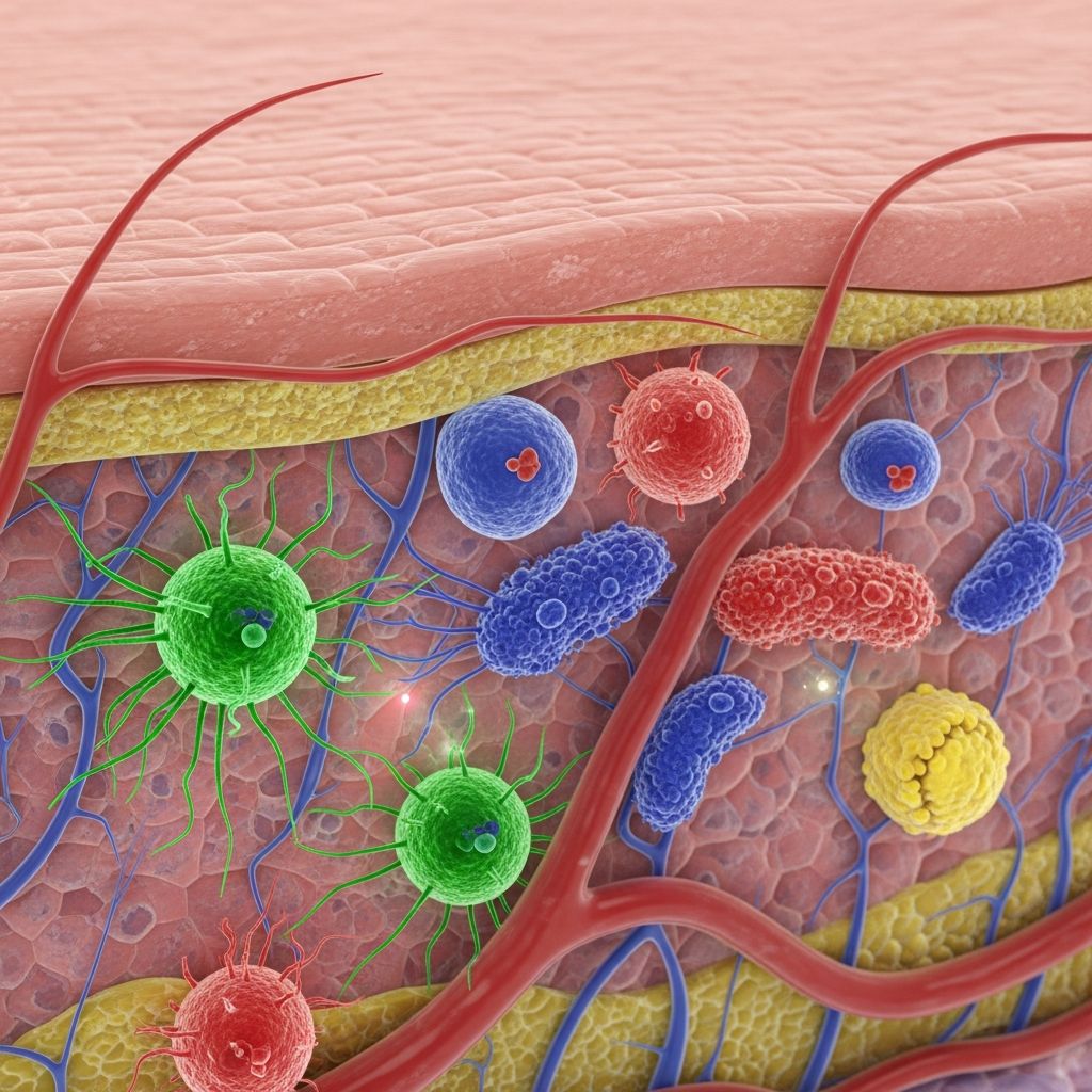 Discover how the skin's immune system safeguards against infections, cancer, toxins, and autoimmunity as the body's frontline defense.