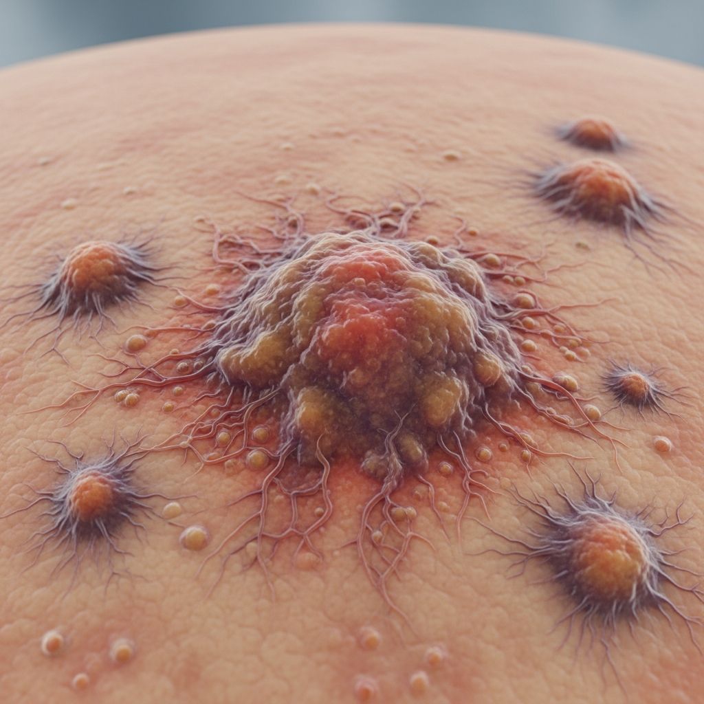 Cutaneous metastases from internal cancers: clinical features, diagnosis, and management strategies for advanced disease.