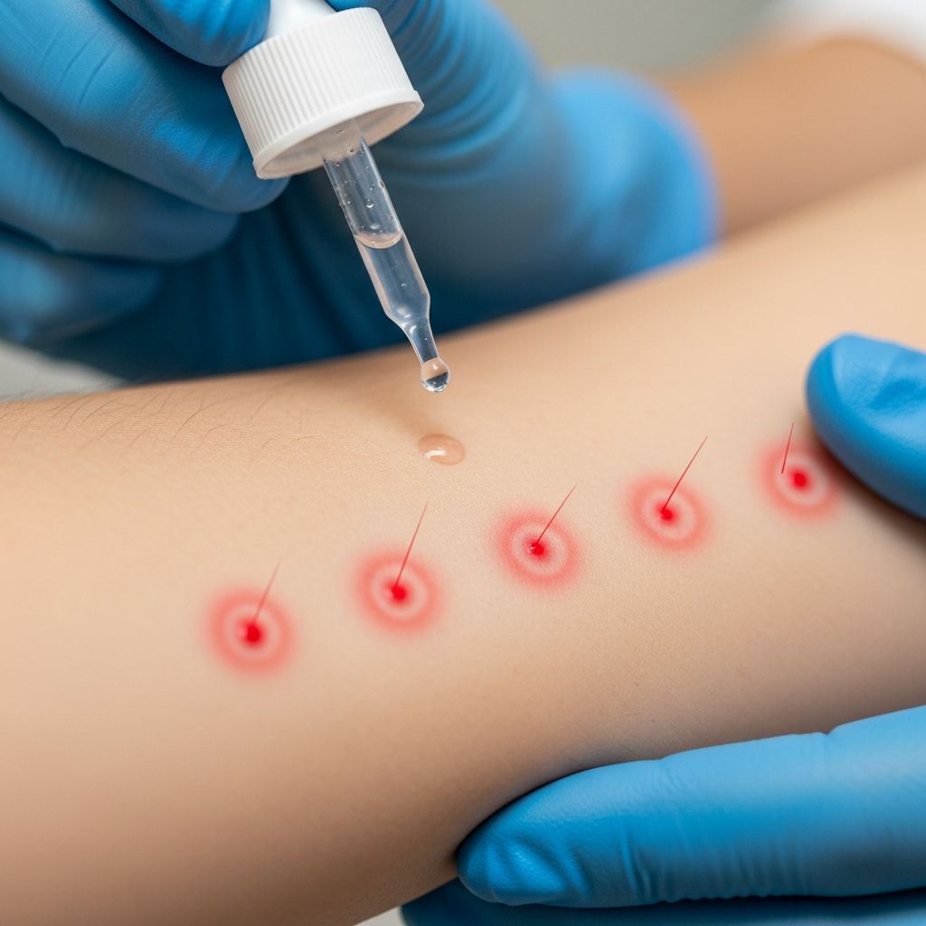 Comprehensive guide to skin prick testing for diagnosing IgE-mediated allergies, including procedure, interpretation, and clinical applications.
