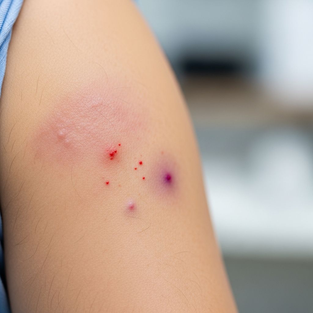 Comprehensive overview of cutaneous reactions from COVID-19 vaccines, from common local sites to rare systemic eruptions.