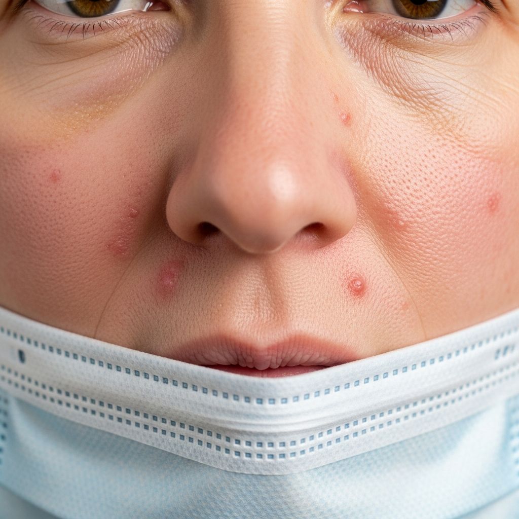 Understand 'maskne', rashes, dryness and allergies from face masks, with expert prevention and treatment strategies.
