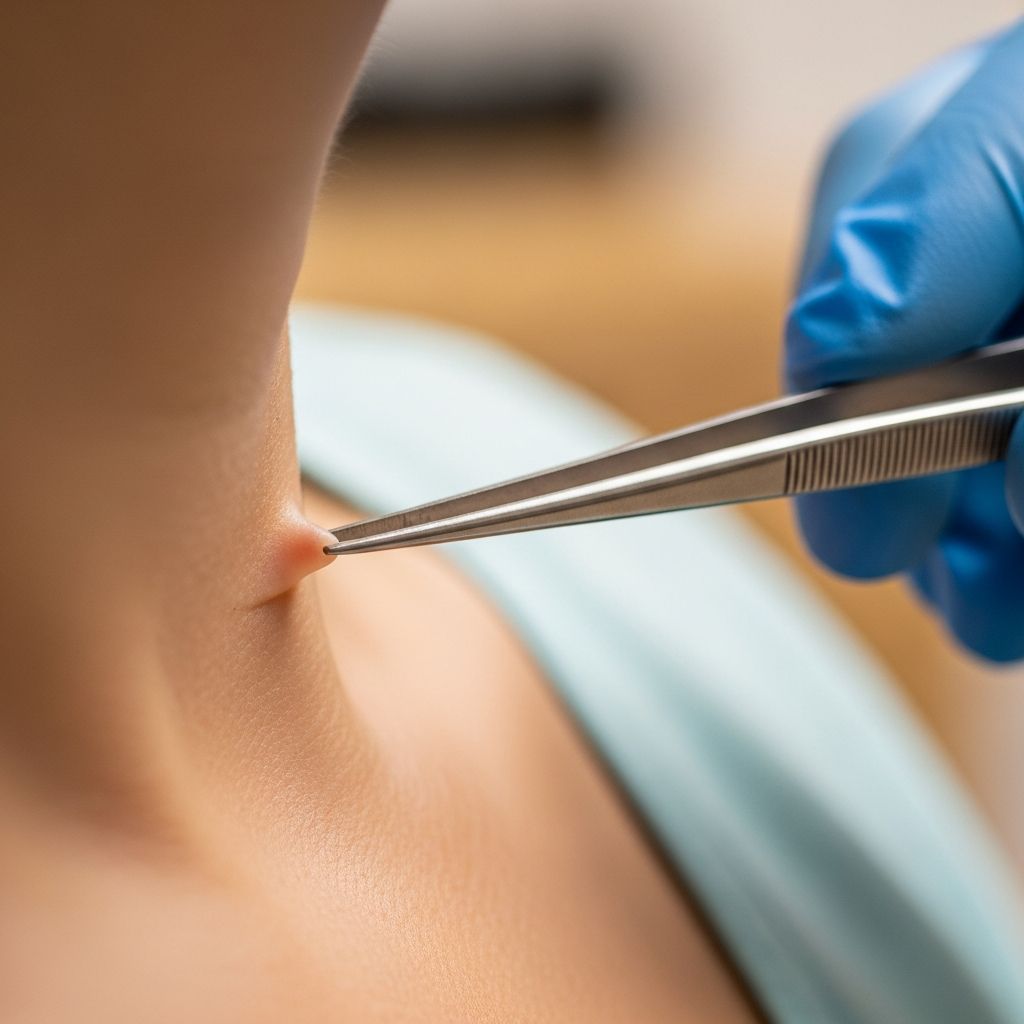 Skin Tag Removal: Safe Methods And When To See A Dermatologist Expert guide to safe skin tag removal methods, risks, and when to see a dermatologist for effective treatment.