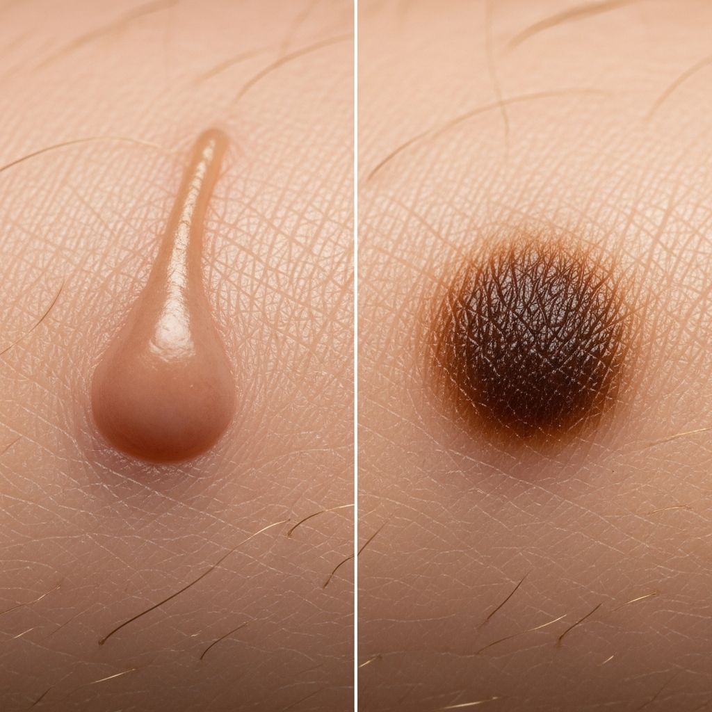 Learn to distinguish skin tags from moles, understand their causes, risks, and safe removal options for better skin health.