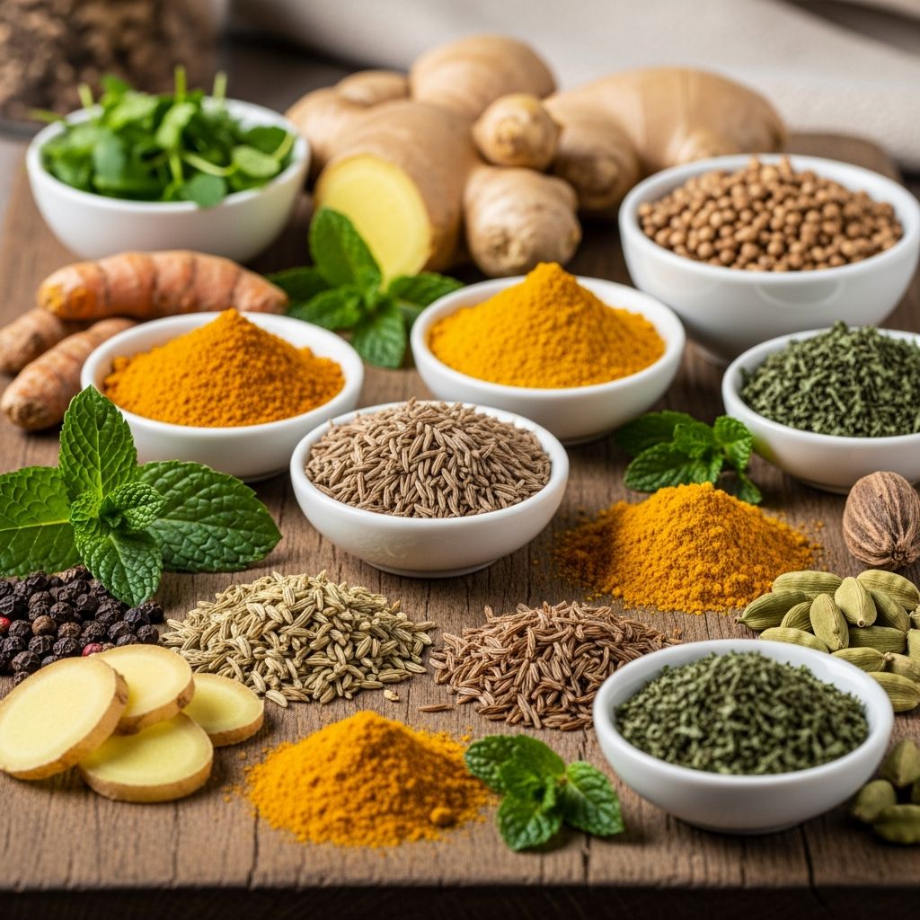 Discover 11 powerful spices that can help alleviate bloating and improve digestion naturally.