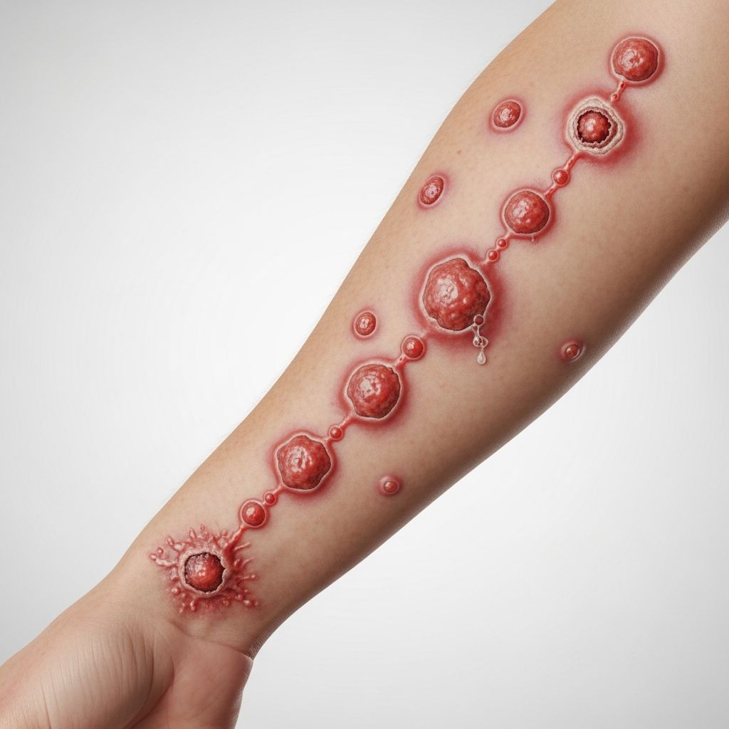 Understanding the causes, clinical features, diagnosis, and management of sporotrichoid lymphocutaneous infections.