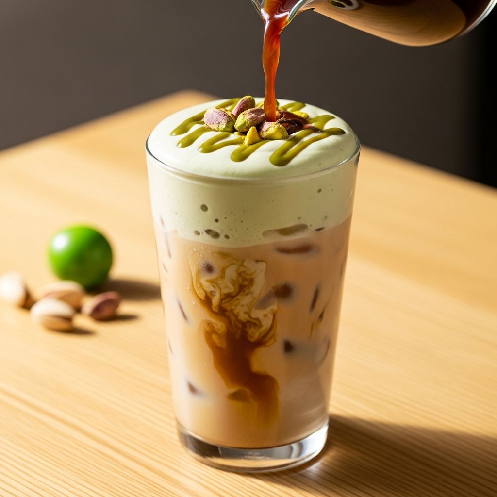 Unpacking the nutrition, ingredients, and healthier ways to enjoy Starbucks' trendy Pistachio Cream Cold Brew without the guilt.