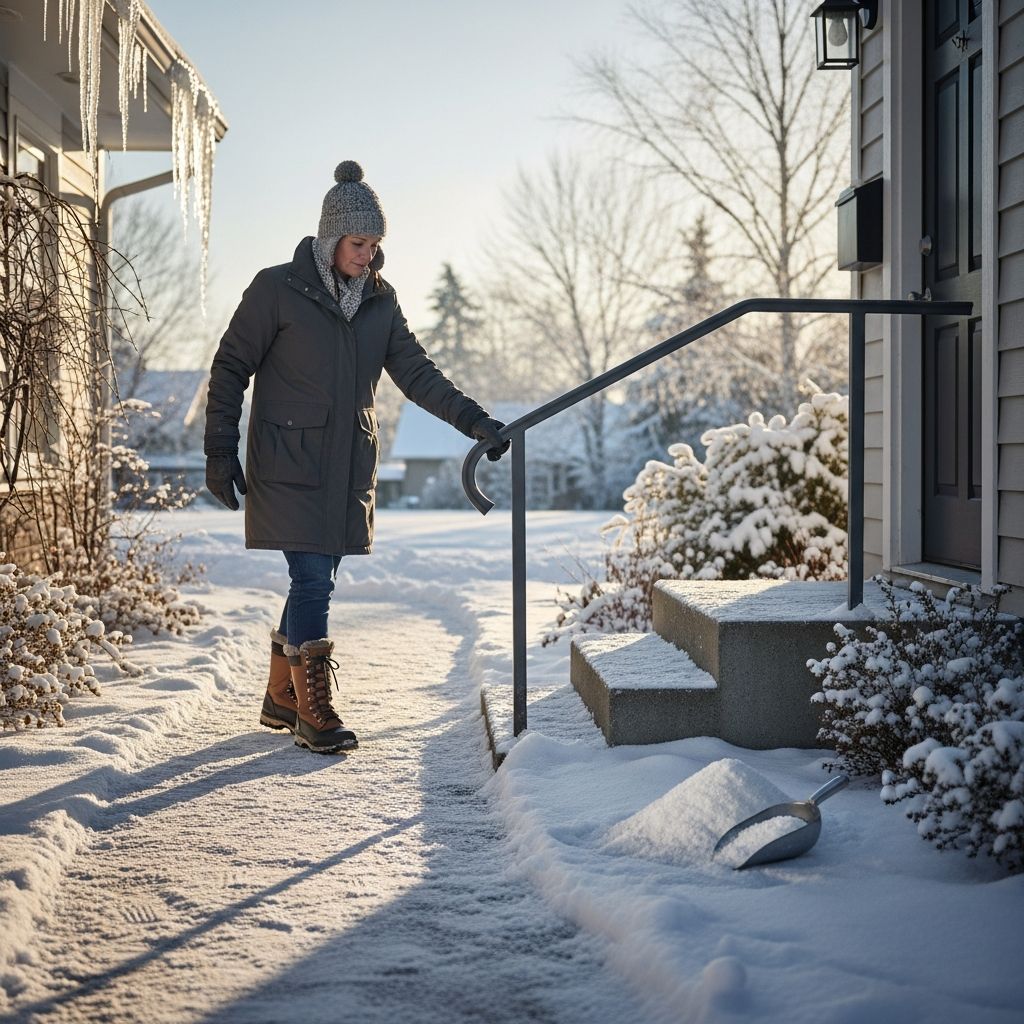 Essential strategies to stay safe on ice and snow, preventing slips and injuries during winter months.