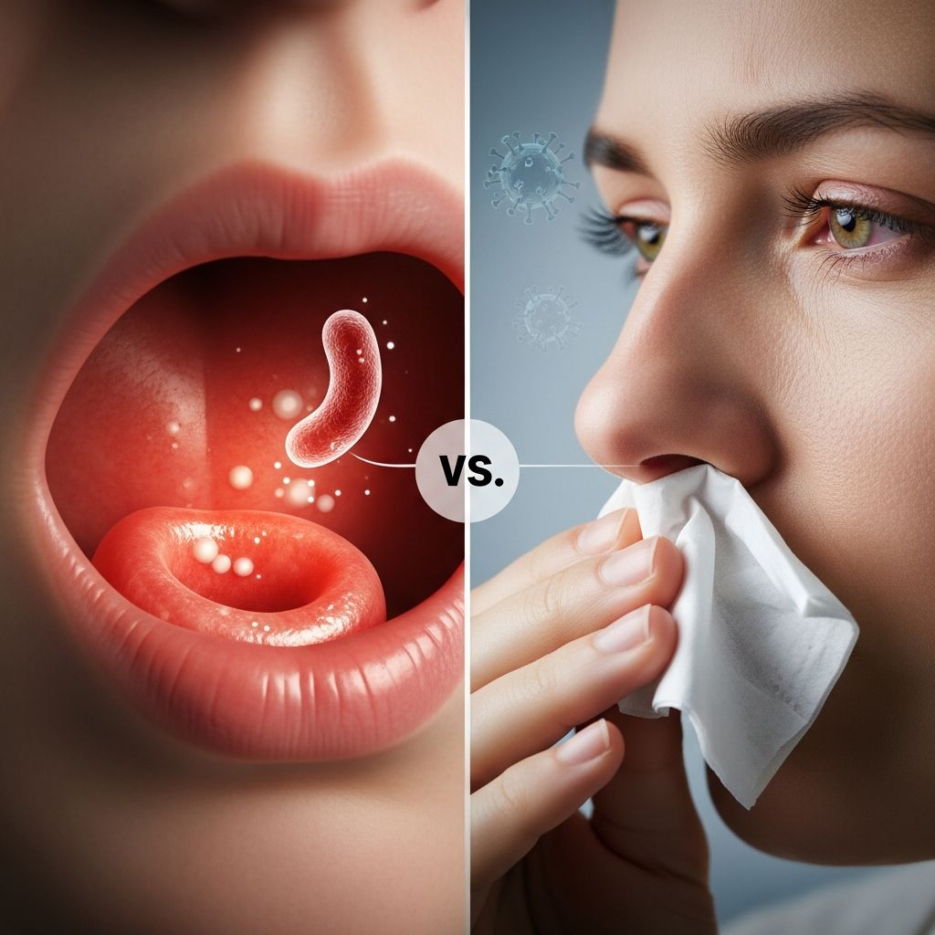 Learn the key differences between strep throat and cold, symptoms, treatments, and when to seek medical care.