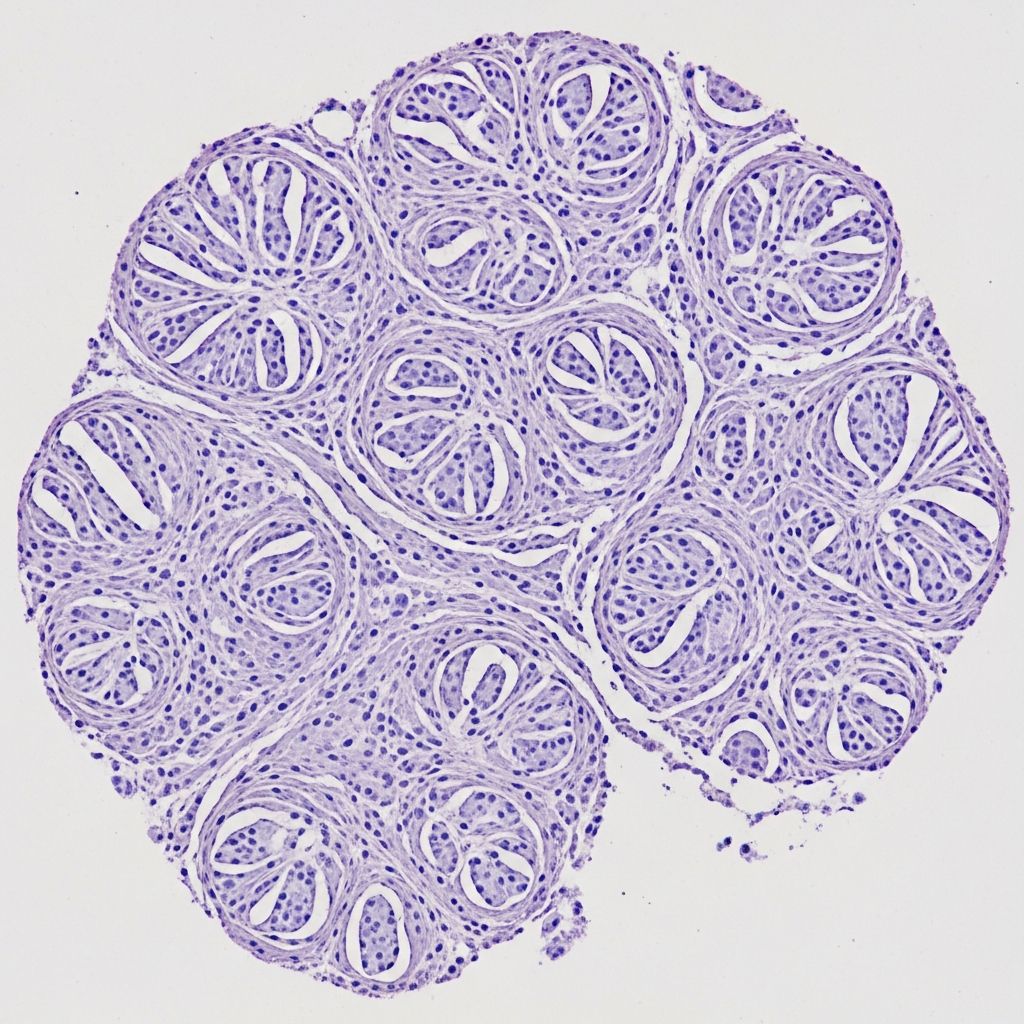 Comprehensive pathology guide to superficial acral fibromyxoma: clinical features, histology, diagnosis, and management of this rare acral tumor.