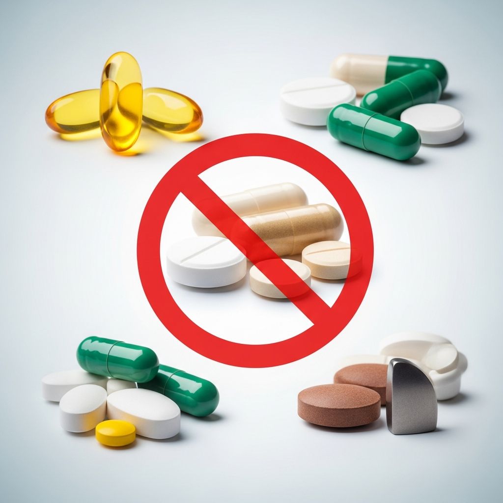 Discover dangerous supplement combinations that can harm your health and lead to serious side effects.