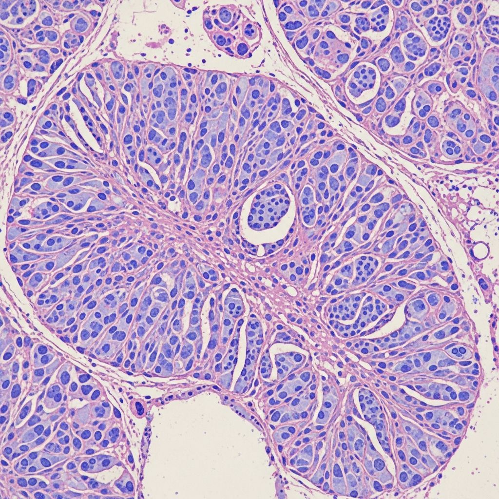 Comprehensive guide to the histopathology, diagnosis, and molecular features of synovial sarcoma, a rare aggressive soft tissue malignancy.