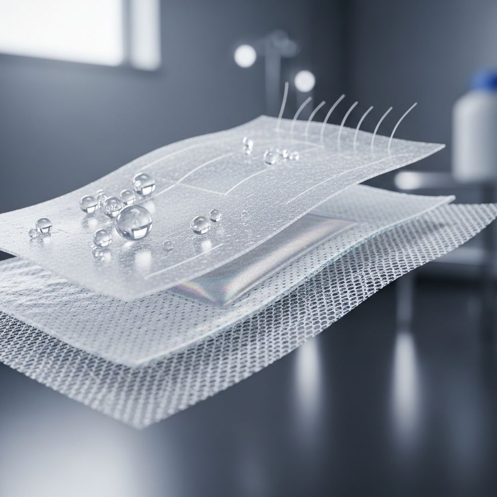 Advanced synthetic dressings for optimal wound healing, moisture control, and infection prevention in modern dermatology.