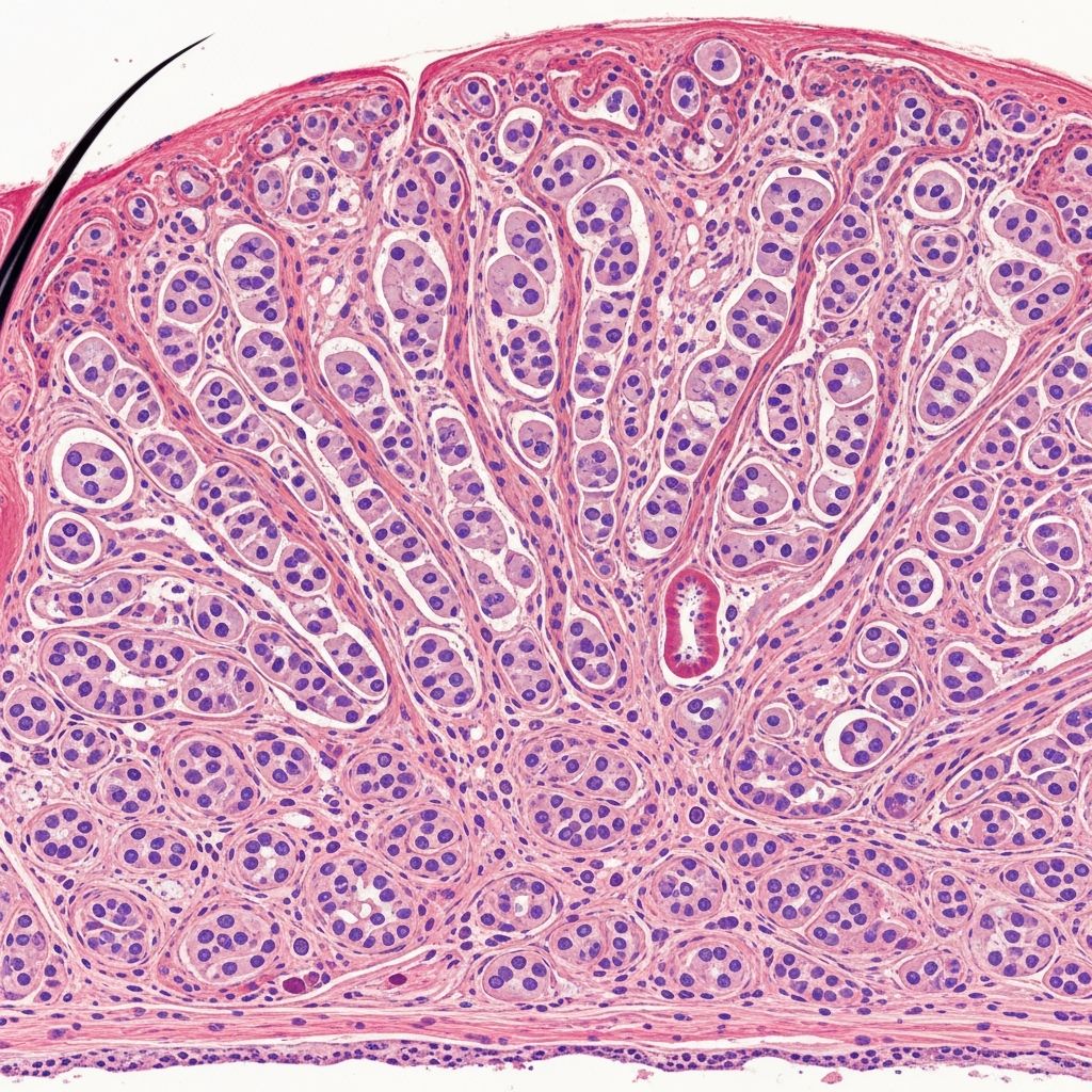 Understanding syringofibroadenoma: histological features, diagnostic criteria, and differential diagnosis.