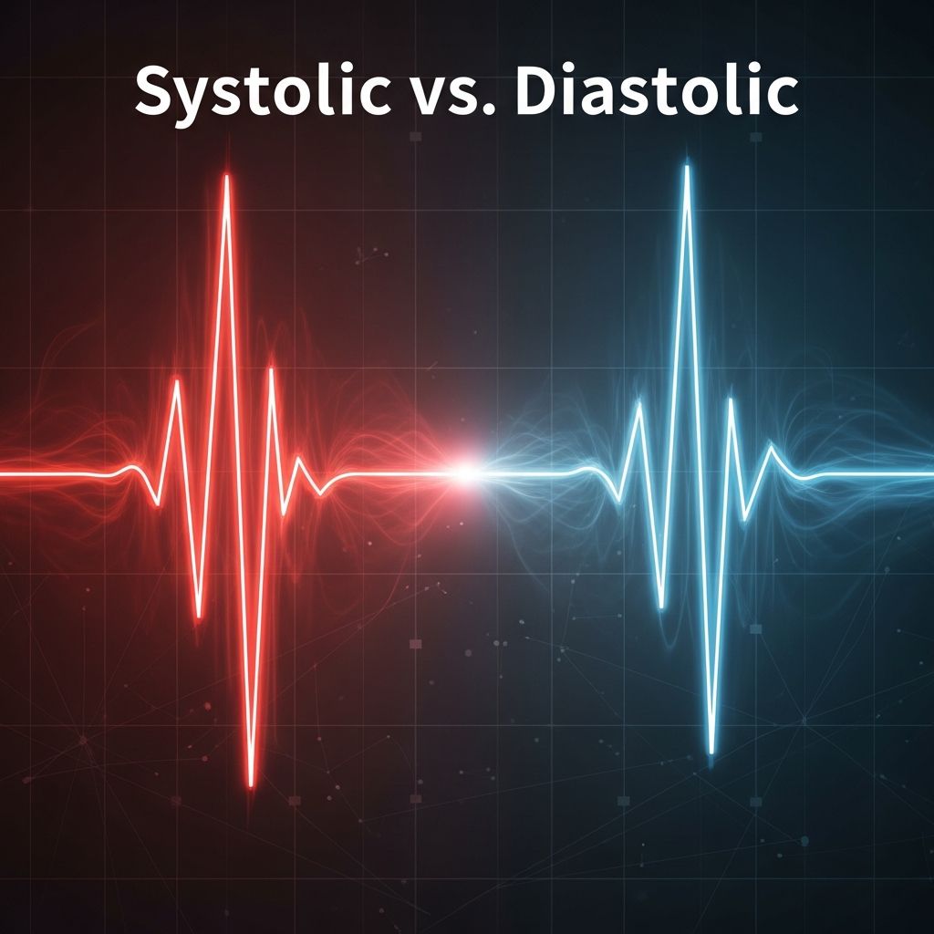 Understand the difference between systolic and diastolic blood pressure, why both numbers matter, and how to maintain healthy ranges for optimal heart health.