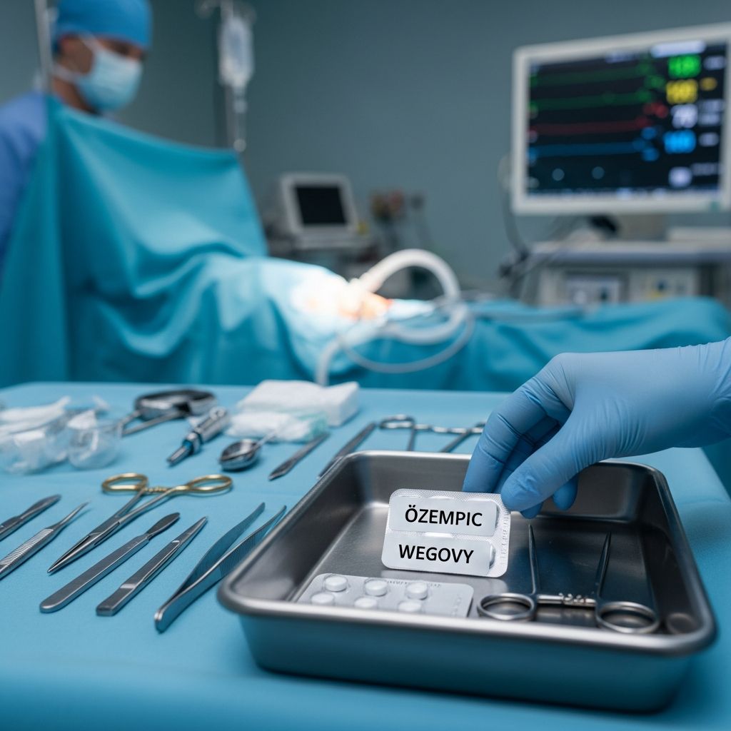 GLP-1 drugs like Ozempic and Wegovy slow stomach emptying, raising aspiration risks during surgery—experts urge pausing before procedures.