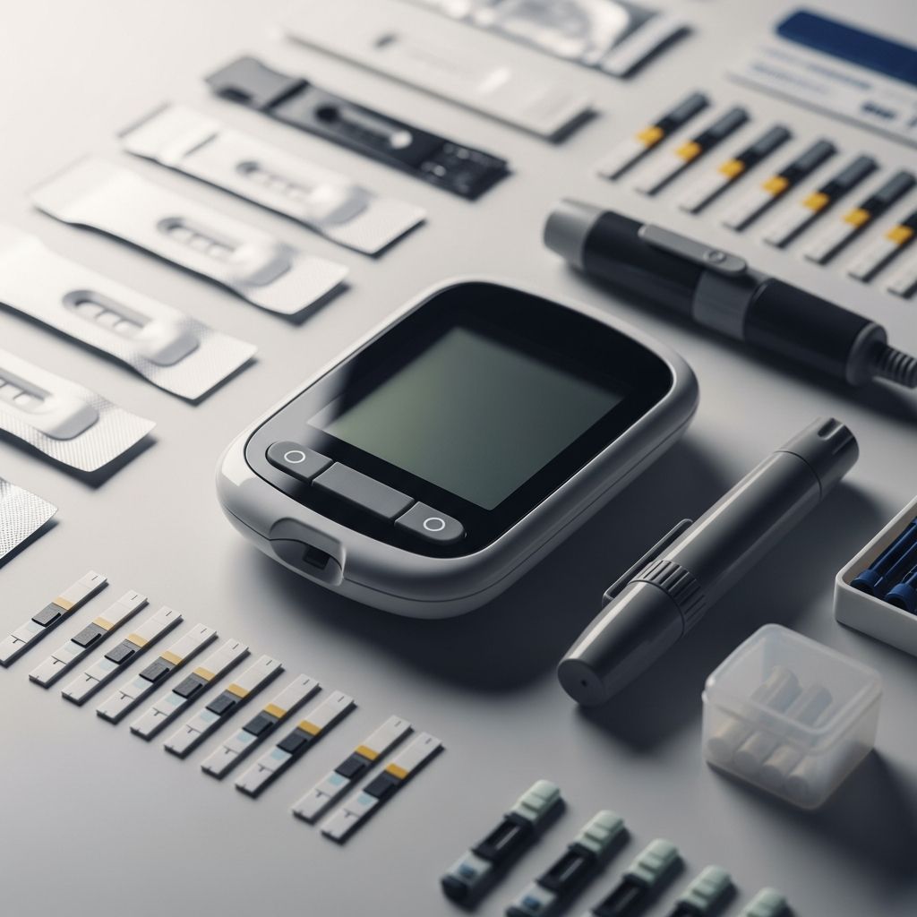 Essential guide to blood glucose test strips, meters, and monitoring for effective diabetes management and self-care.