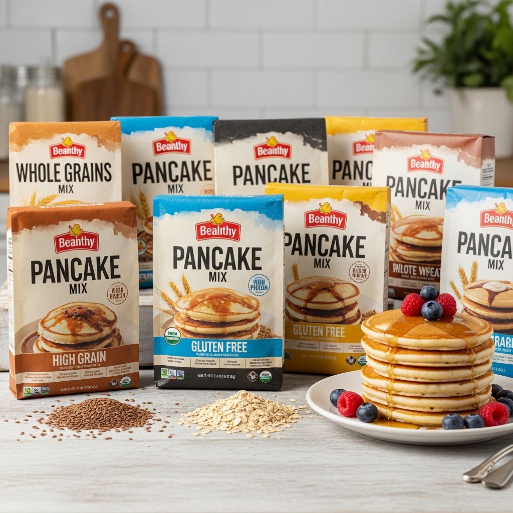 Discover top-rated healthy pancake mixes packed with protein, whole grains, and clean ingredients for nutritious breakfasts.