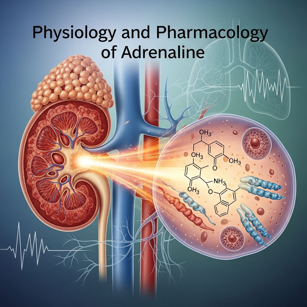 Comprehensive overview of adrenaline's synthesis, physiological roles, receptor actions, and clinical applications in medicine.