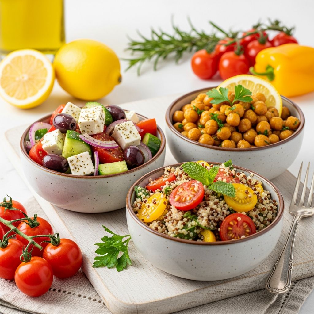 Whip up flavorful Mediterranean side dishes in just three simple steps for healthy, delicious meals any night of the week.