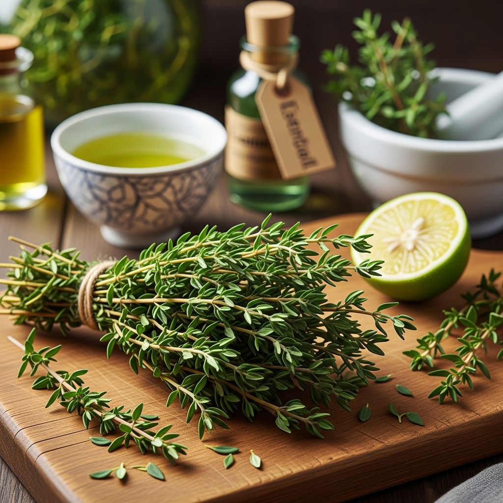 Discover the powerful health benefits and therapeutic properties of thyme herb.