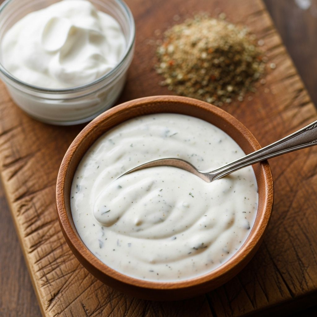 This viral TikTok ranch dressing uses just Greek yogurt and ranch seasoning for a creamy, high-protein dip ready in minutes.