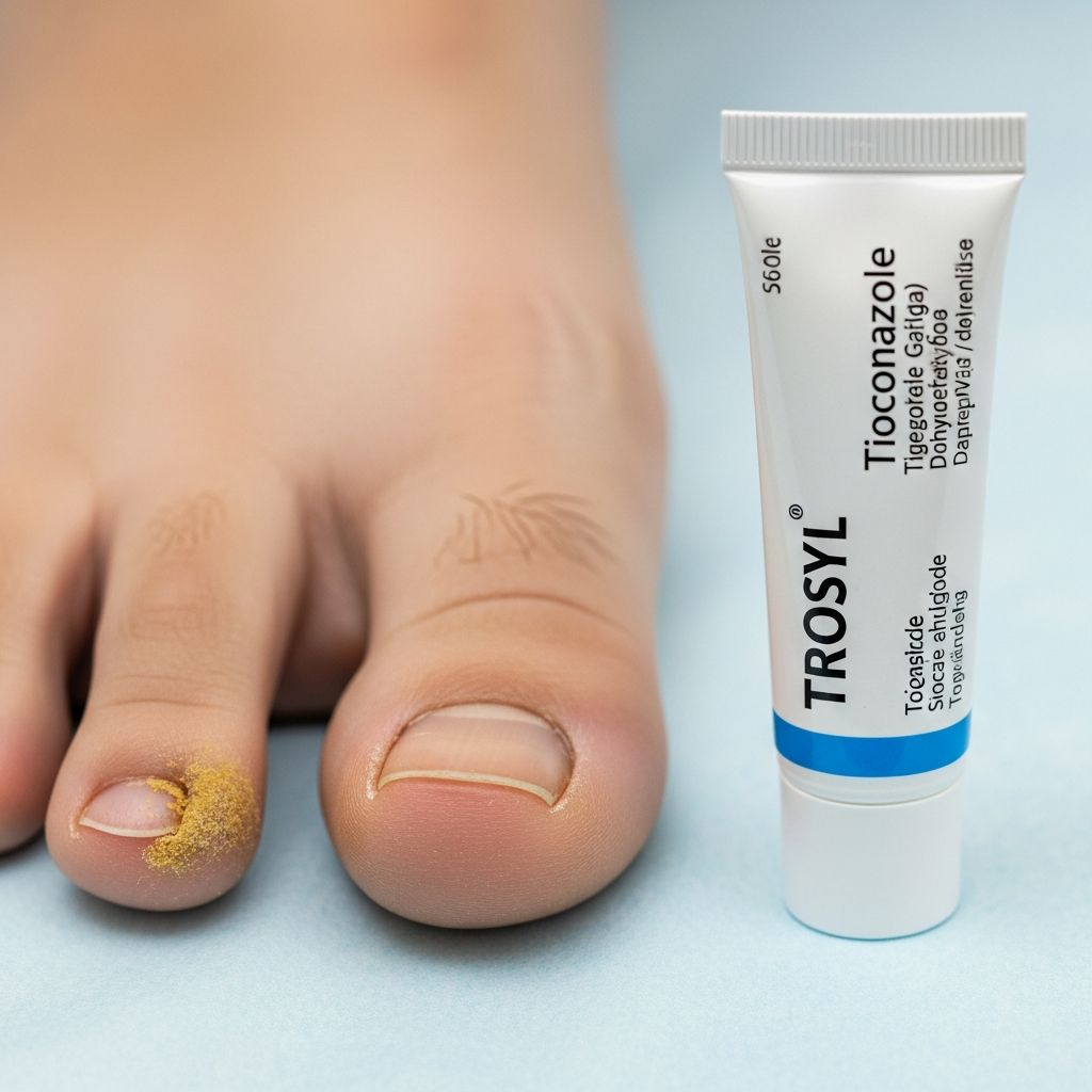 Comprehensive guide to tioconazole medicated nail lacquer for treating fungal nail infections.