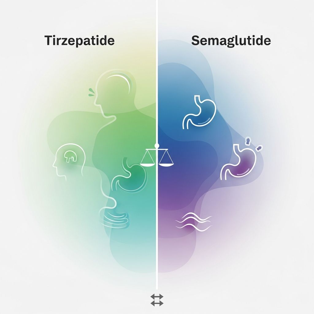 Tirzepatide Vs Semaglutide Side Effects: Head-To-Head Guide Comparing side effects of tirzepatide and semaglutide: Which GLP-1 drug has fewer GI issues and risks for weight loss patients?