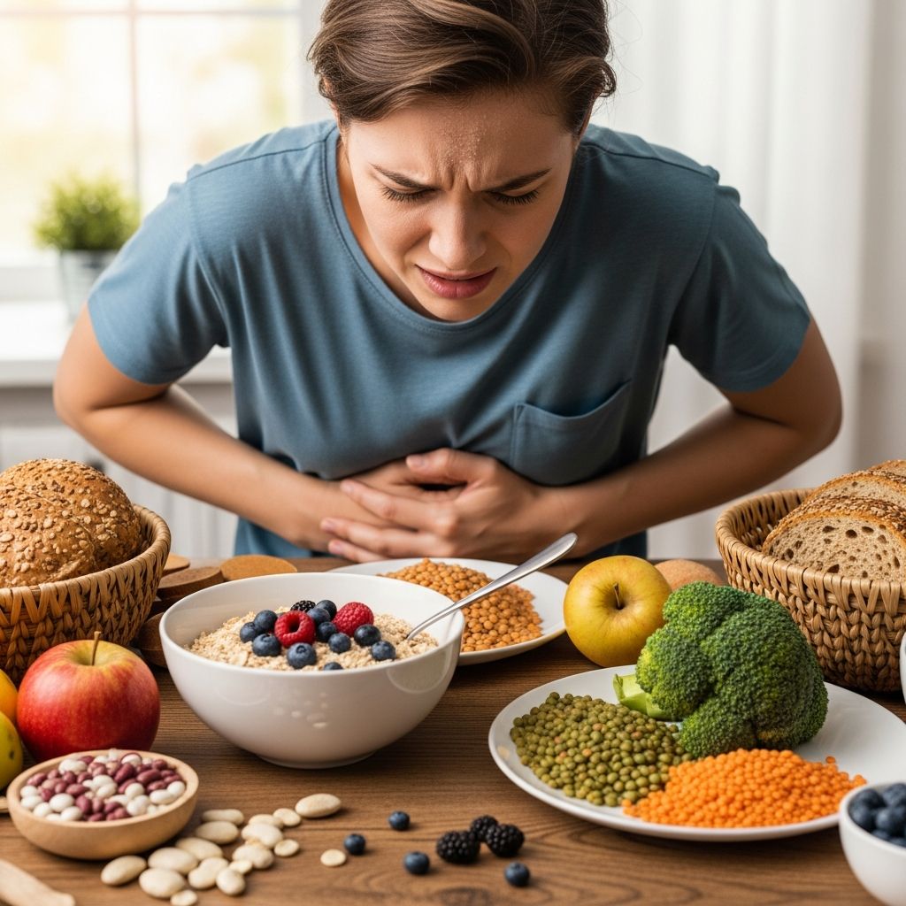 Discover the 6 key signs of excessive fiber intake, recommended daily amounts, and practical tips to balance your diet for optimal digestive health.