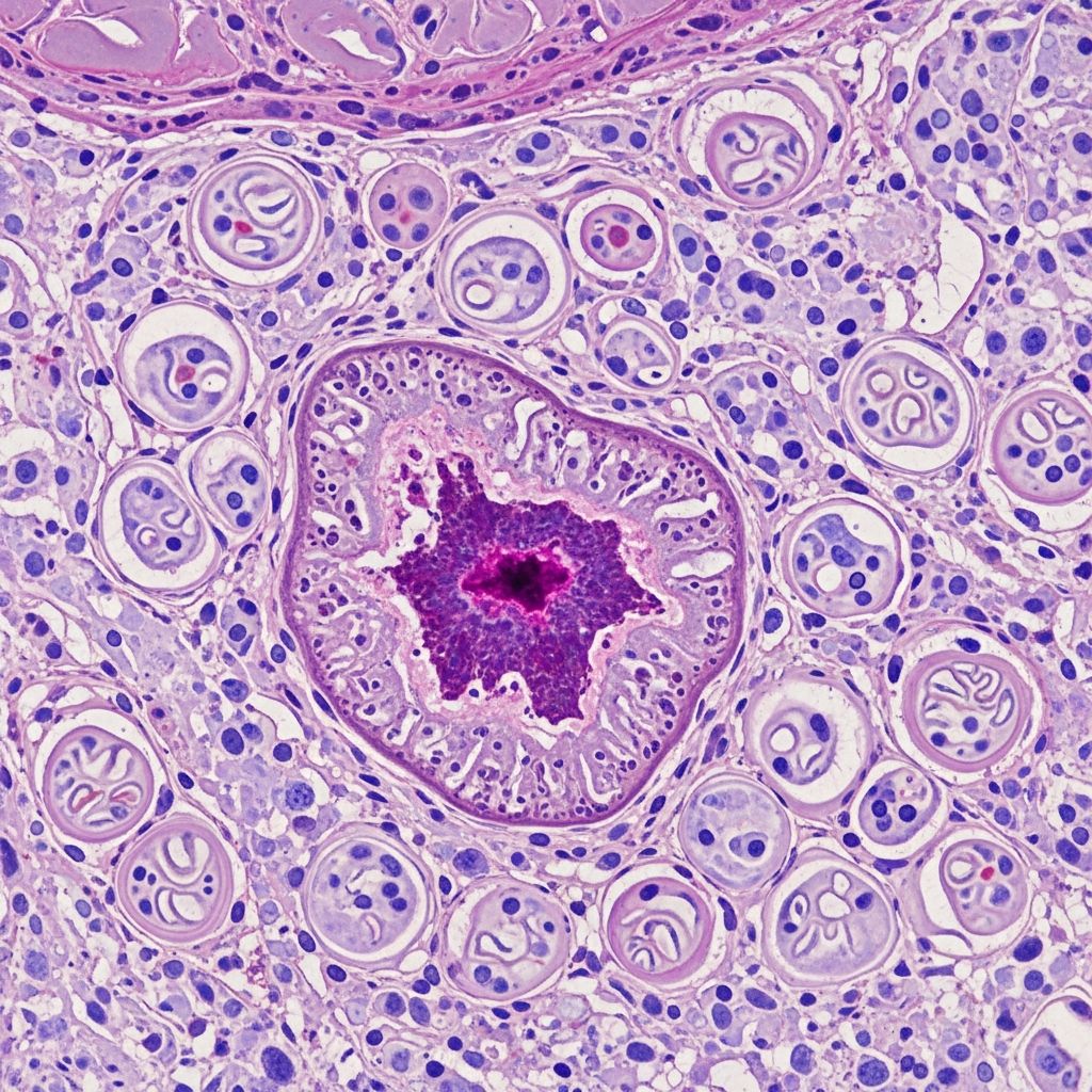 Toxoplasmosis Pathology: What Clinicians Need To Know Comprehensive pathology of Toxoplasma gondii infection: from histopathology to clinical manifestations and diagnosis.