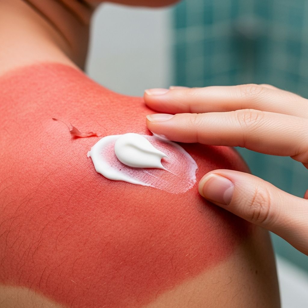 Expert tips from dermatologists on soothing sunburn pain, preventing blisters, and protecting healing skin from further damage.