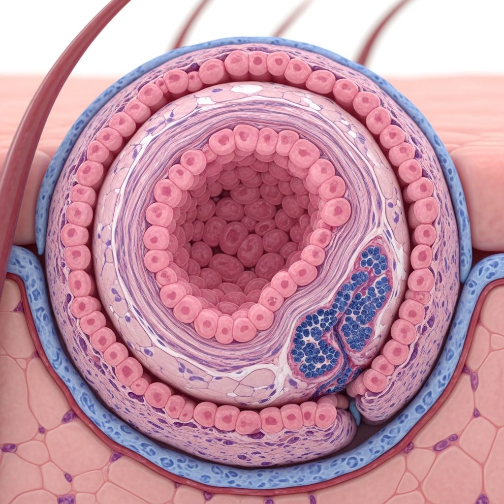 Comprehensive pathology of trichilemmal cysts: from clinical features to histological diagnosis and management strategies.