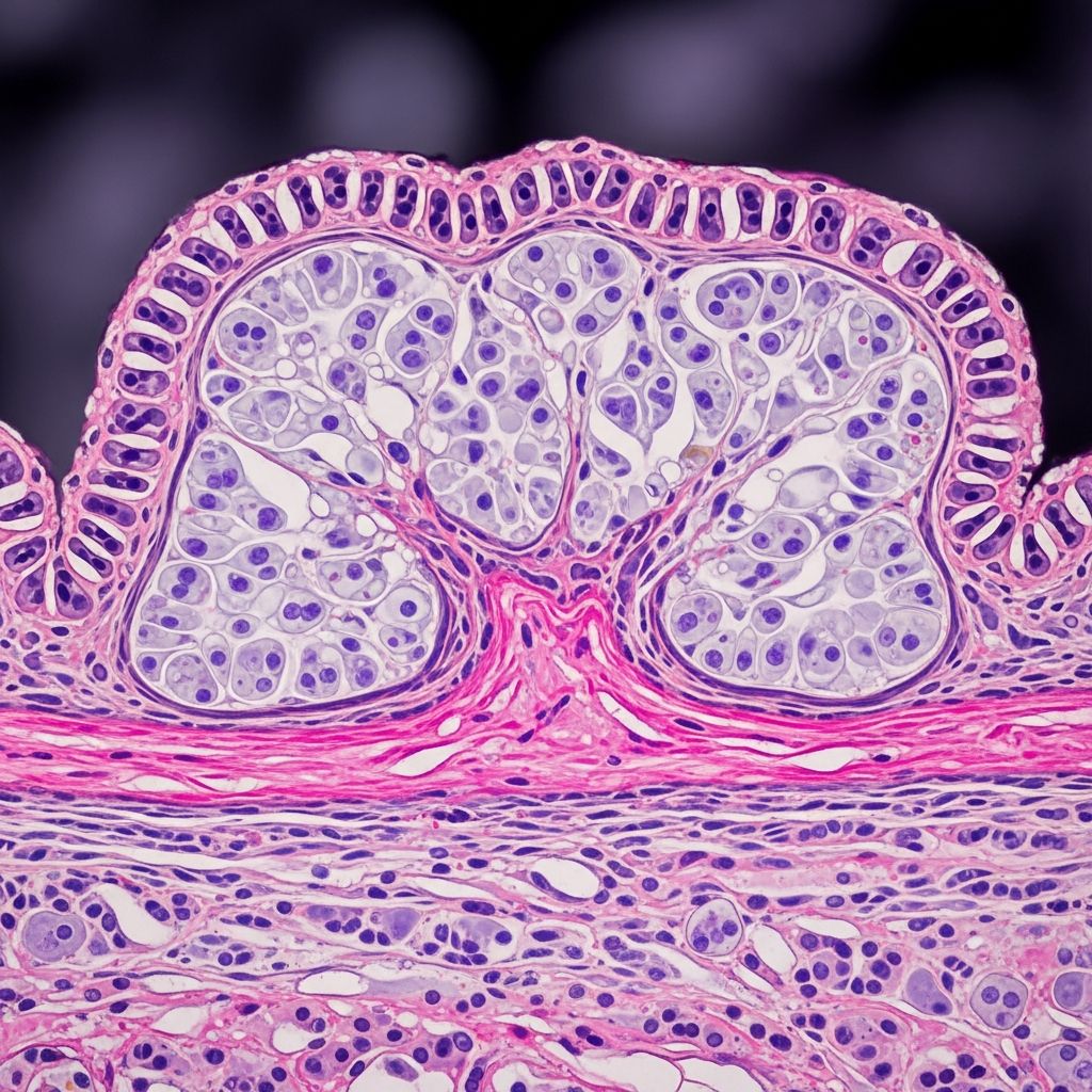 Comprehensive guide to the pathology, clinical features, diagnosis, and management of trichilemmoma, a benign hair follicle tumour.