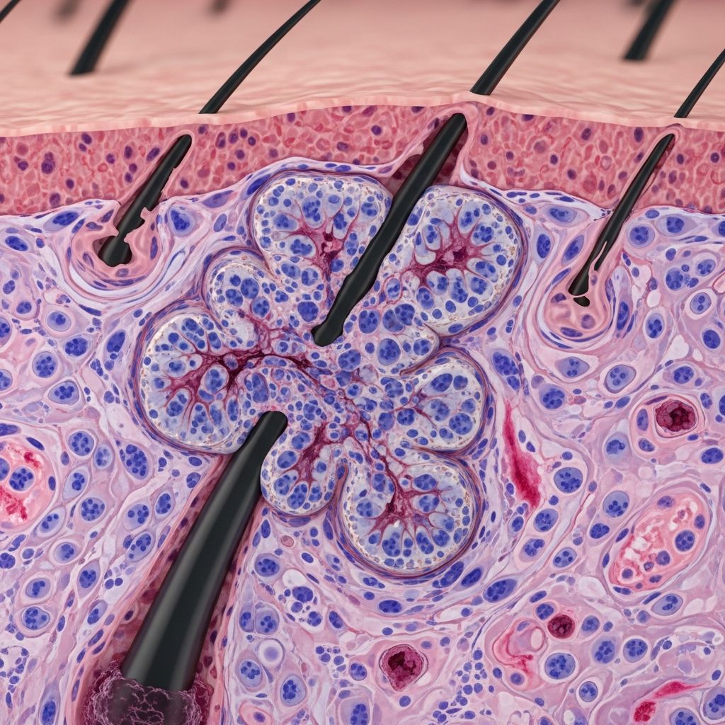 Understanding trichoblastic carcinoma: a rare but aggressive hair follicle malignancy requiring specialized diagnosis and treatment.