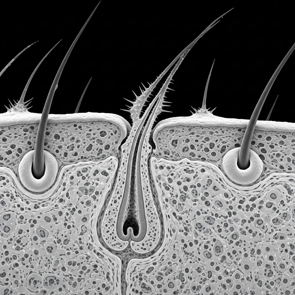 Trichodysplasia Spinulosa: Guide To Diagnosis & Treatment Rare skin disorder in immunocompromised patients featuring facial papules and spiny keratin protrusions linked to TSPyV virus.