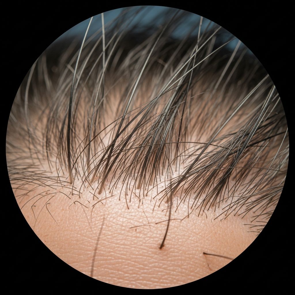Non-invasive diagnosis of genetic hair shaft disorders using trichoscopy for accurate identification without hair sampling.