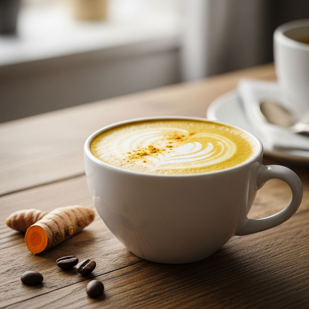 Discover the health benefits of turmeric coffee, a golden elixir blending coffee's kick with turmeric's potent anti-inflammatory power.
