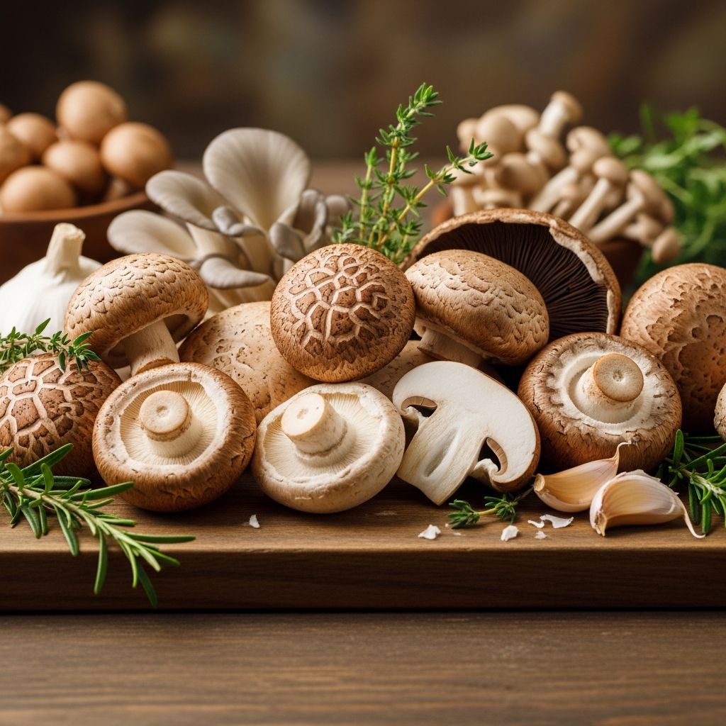Discover the diverse world of mushrooms, from common culinary varieties to powerful medicinal types packed with health benefits.